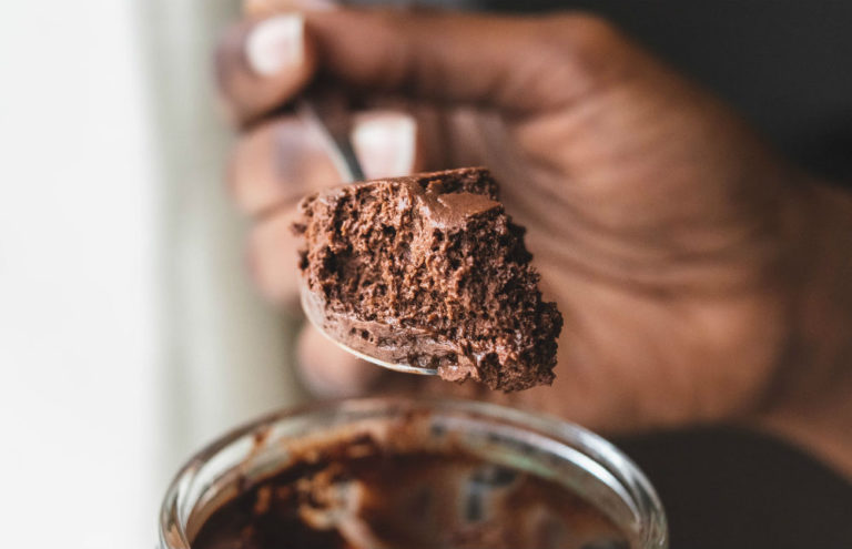 mousse de chocolate