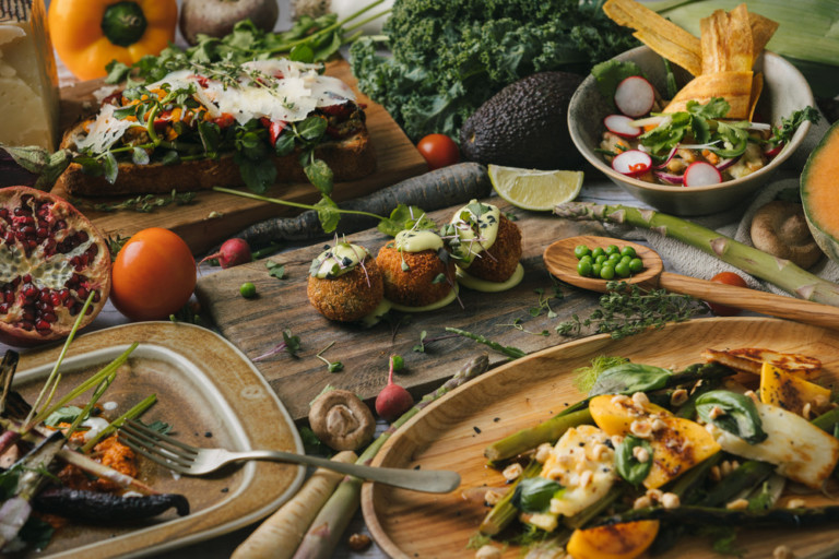 diferentes tipos de tapas vegetarianas y veganas