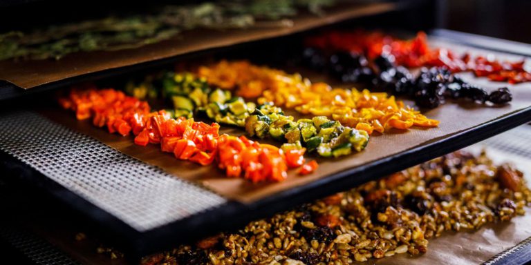 Alimentos deshidratos listos para cocinar