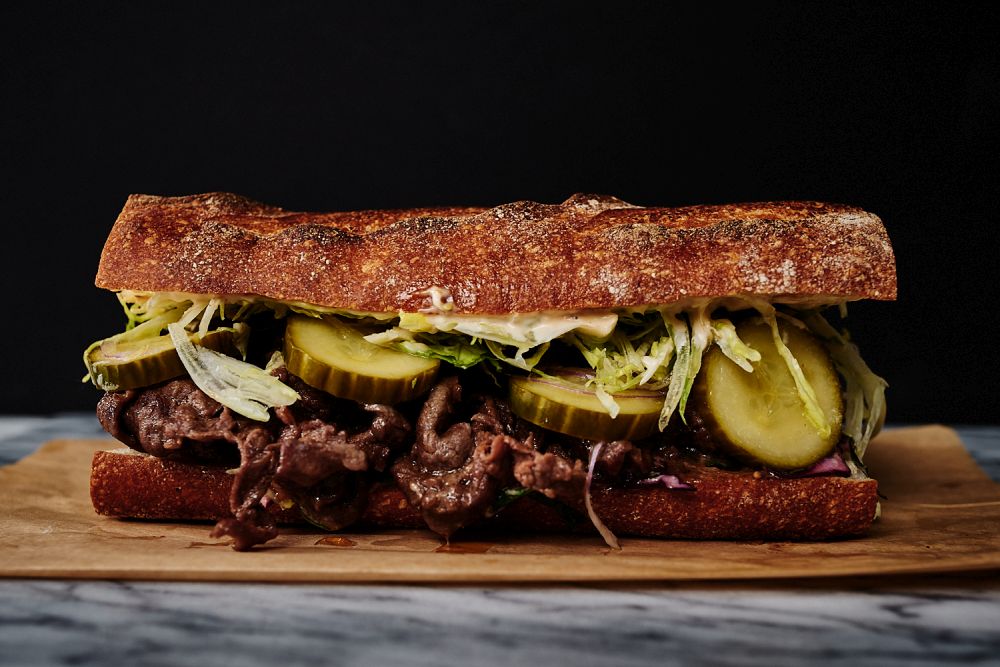 receta Po' Boy Sándwhich