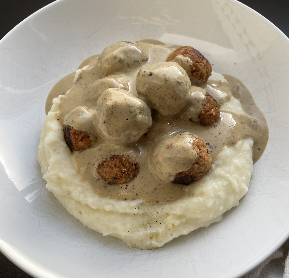 albóndigas suecas vegetarianas