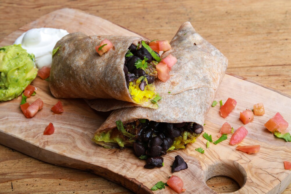 Burritos veganos, cocina tex-mex vegana