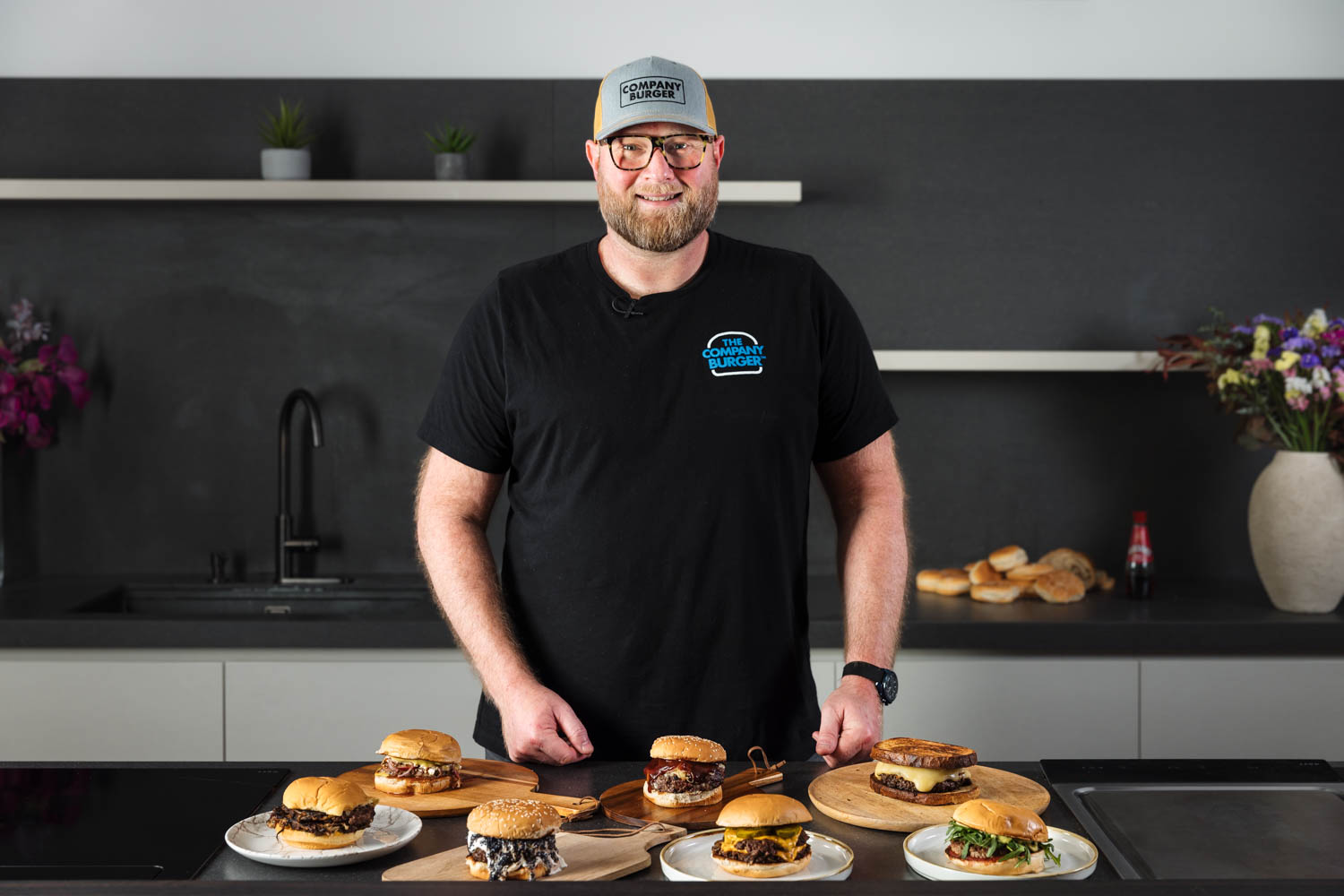 Hamburguesas al estilo americano