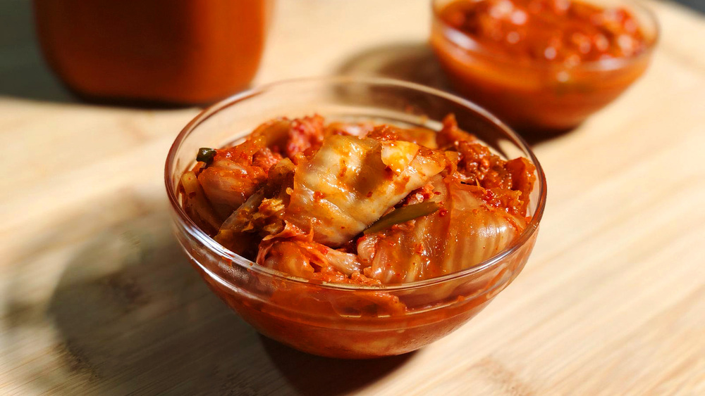 cuenco con kimchi