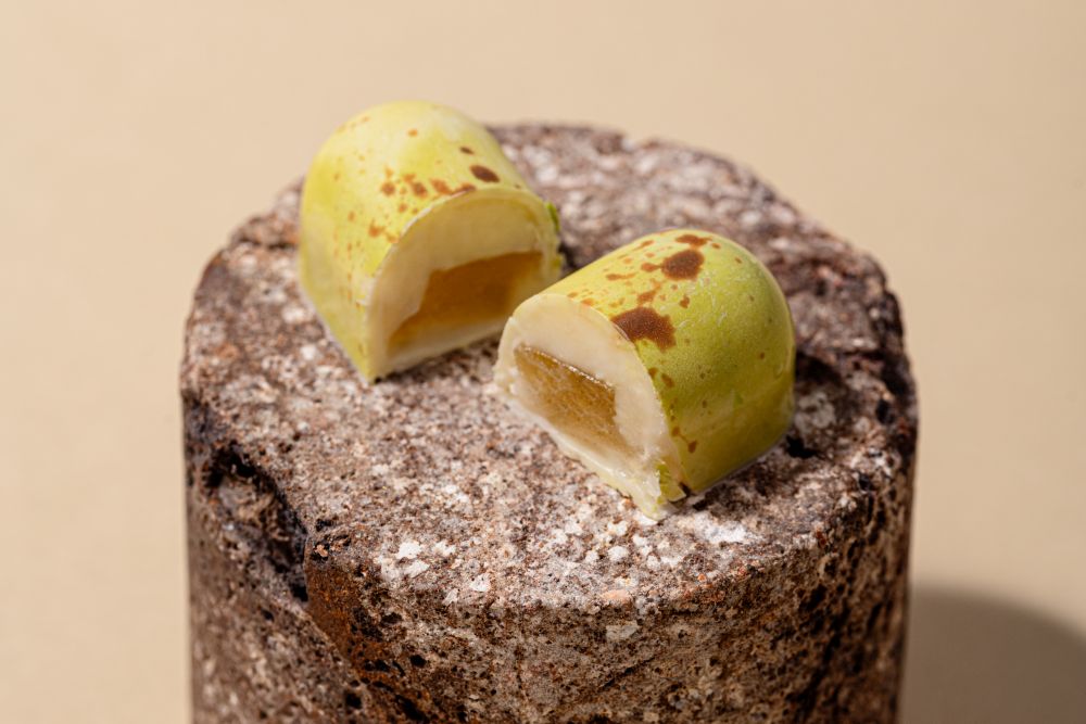 Chocoteja de pisco sour