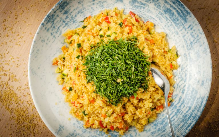 hacer bulgur con verduras 1