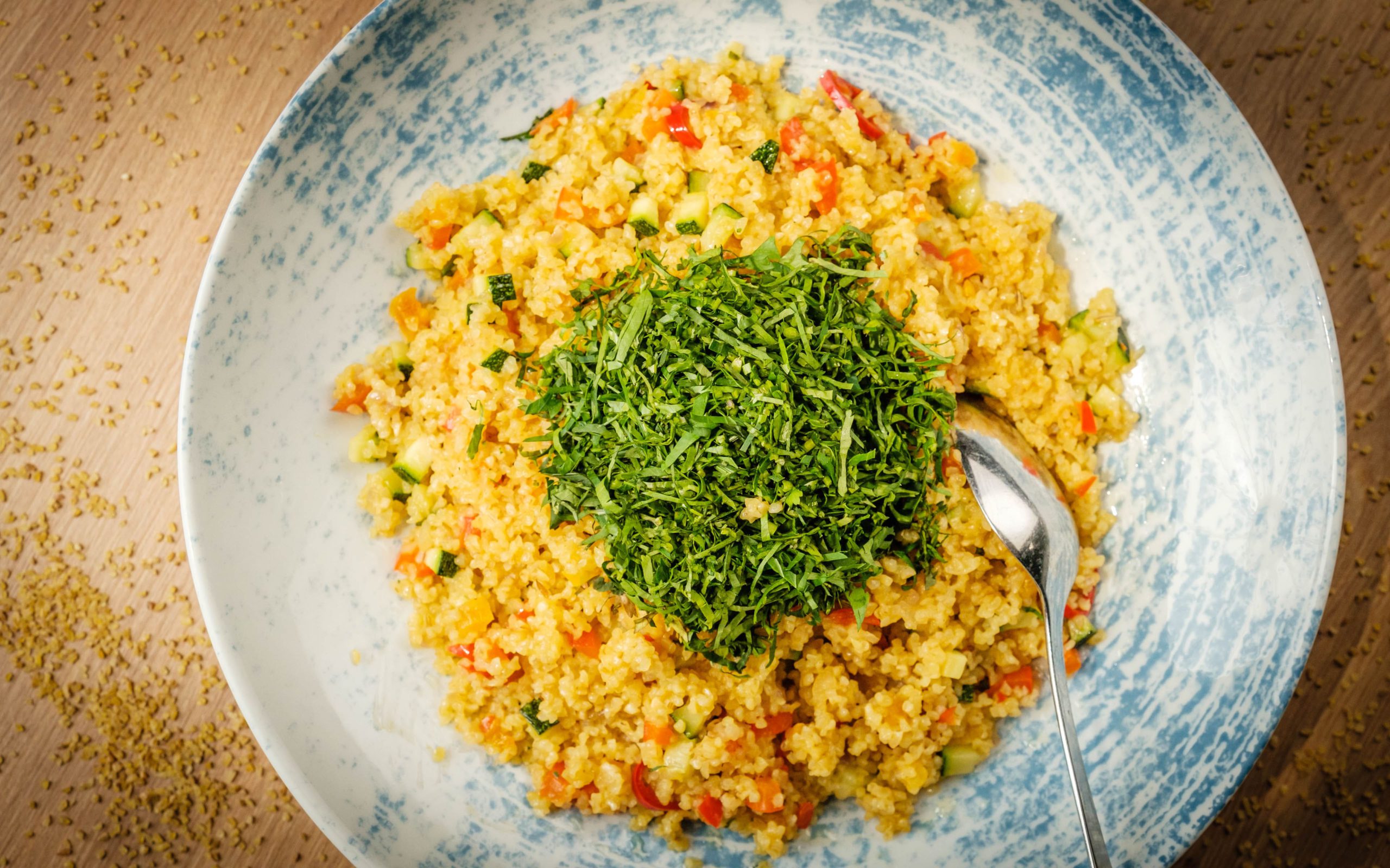 hacer bulgur con verduras 1