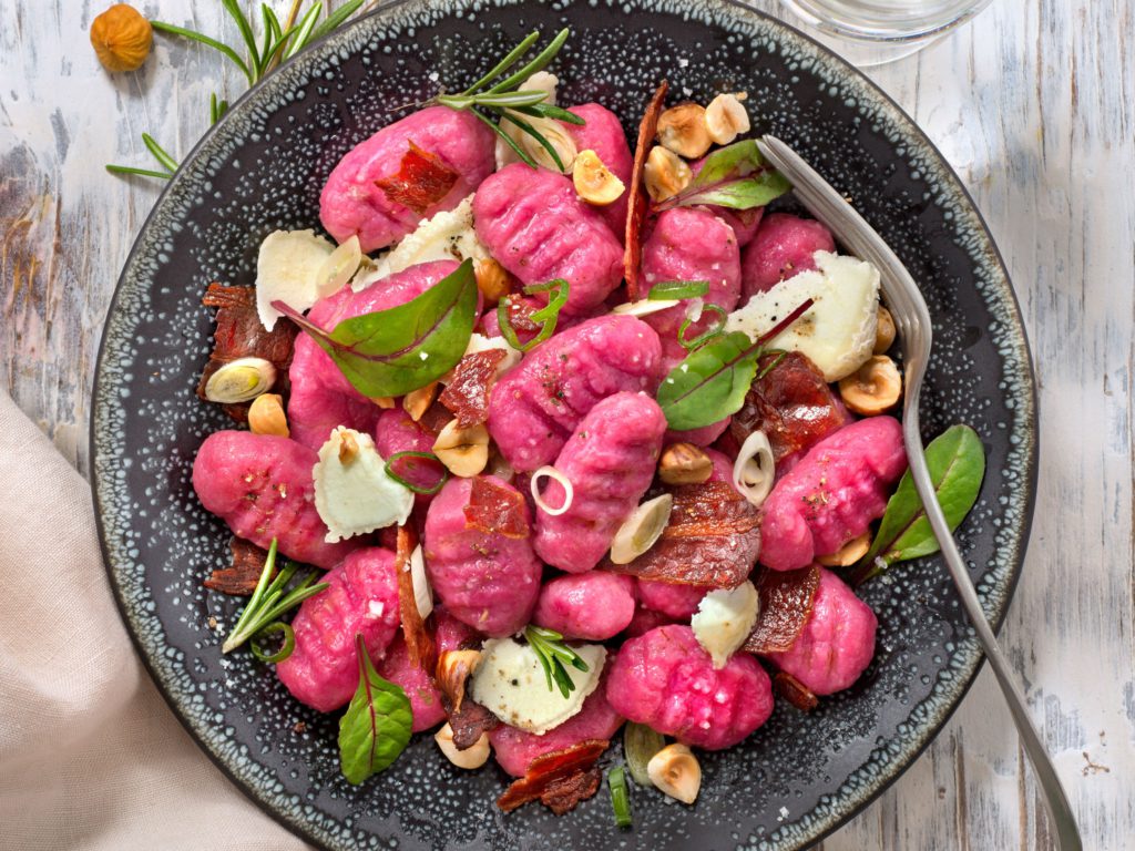 Gnocchi de Remolacha