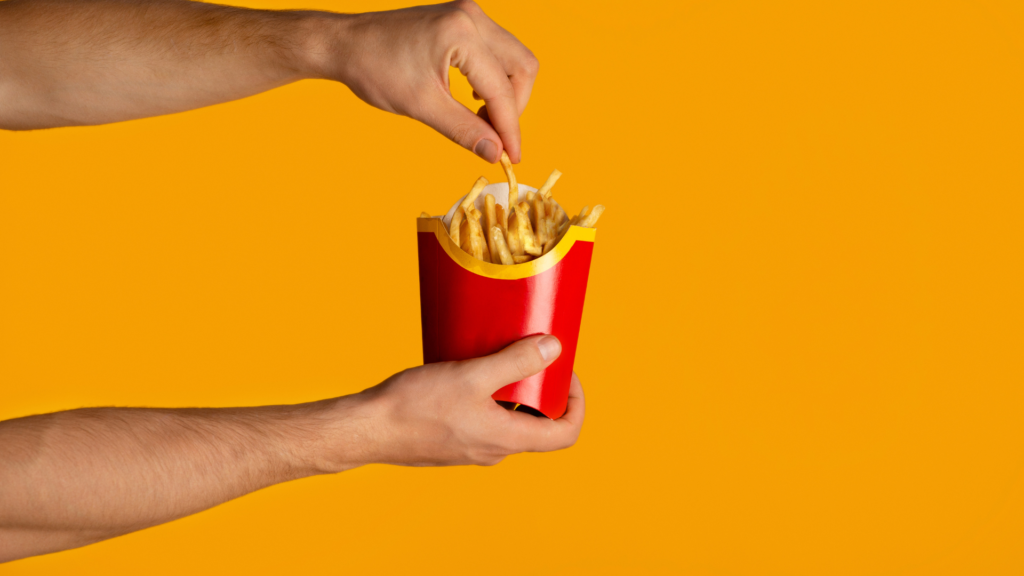 Pataas fritas de la reconocida cadena de comida rápida