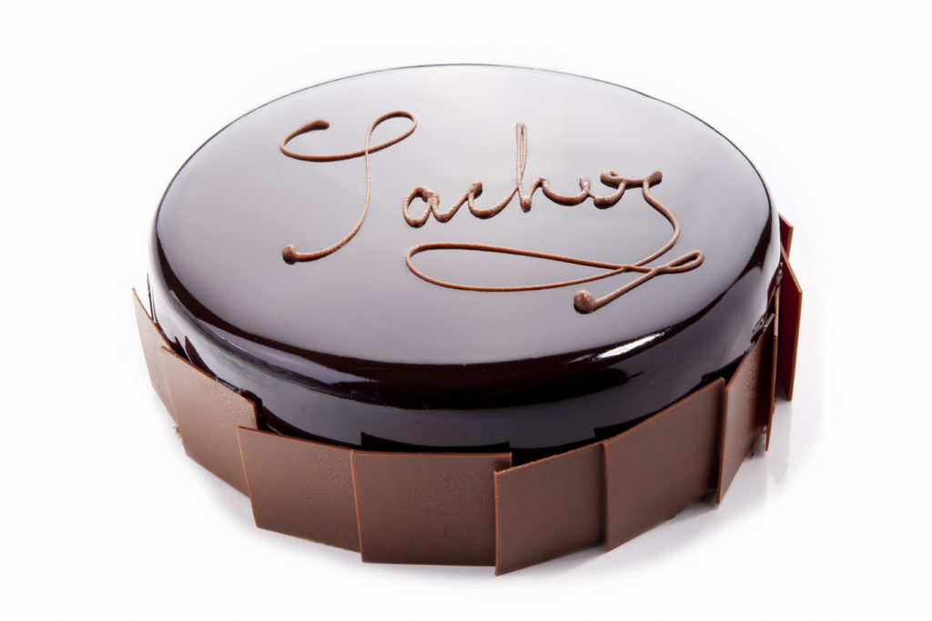 ganache en bizcochos para tarta sacher