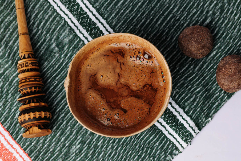 chocolate de agua del día de muertos