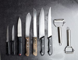 Cómo afilar un cuchillo en casa