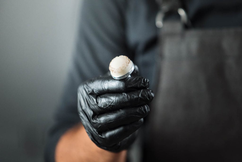 detalles en el armado de bombones