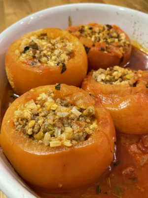 filled tomatoes