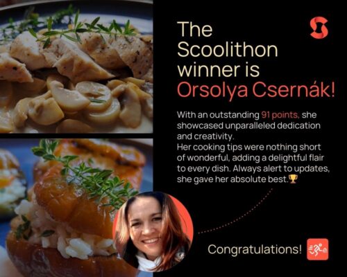Ganadora Scoolithon - Orsolya