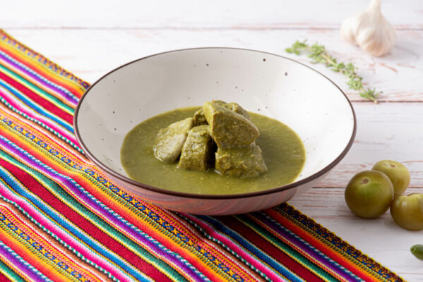 Carnitas in green sauce
