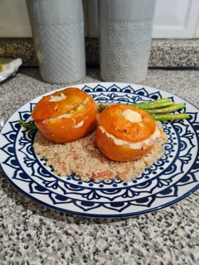 Tomates gratinados 1