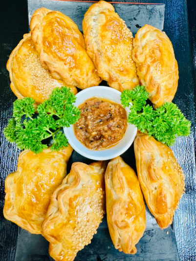 Edgardo Aborde - Mushroom and cheese & Corn Empanada
