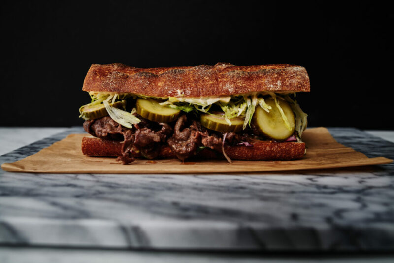 Beef and Gravy Po Boy