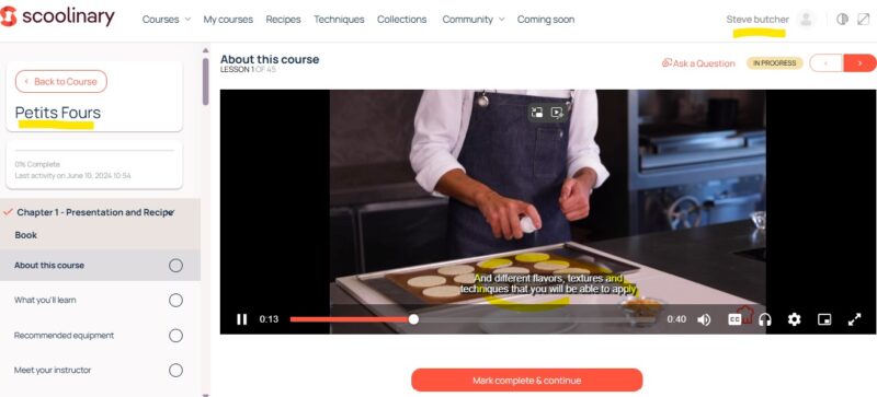 1 petit fours laptop