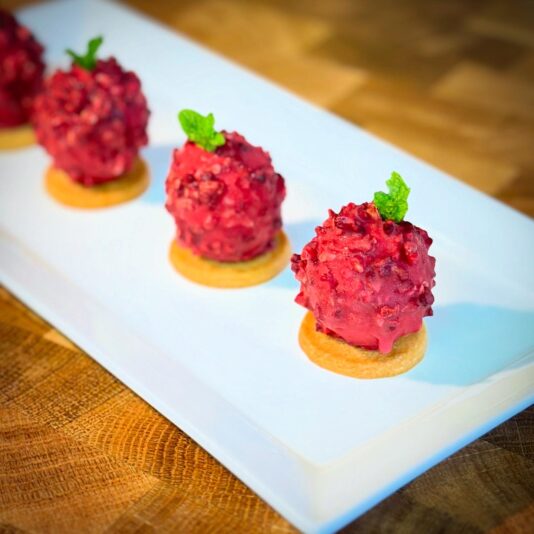 Ryan Finney - Raspberry petit fours