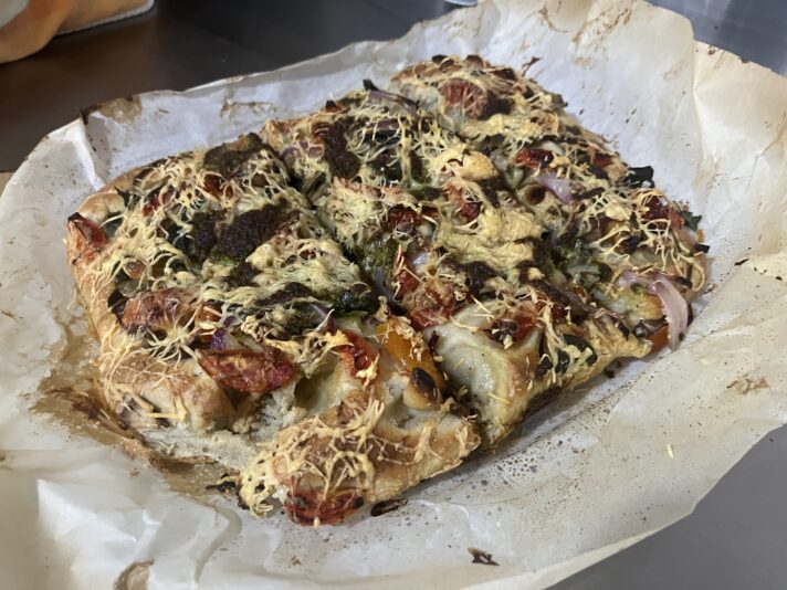 Focaccia vegetariana