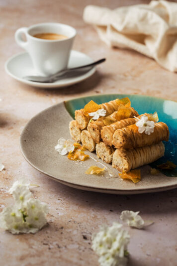 Puros baklawa de pistacho