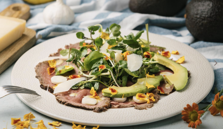 carpaccio de venado