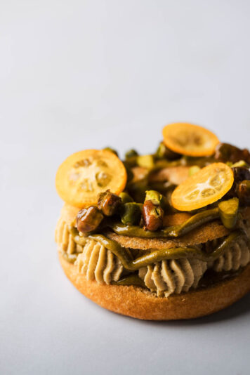 Paris-Brest de pistacho