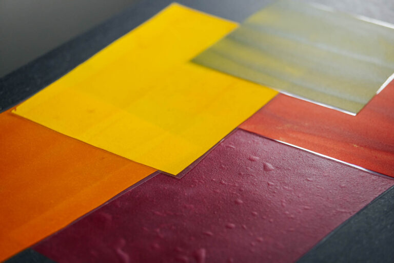 Papel de patatas y frutas