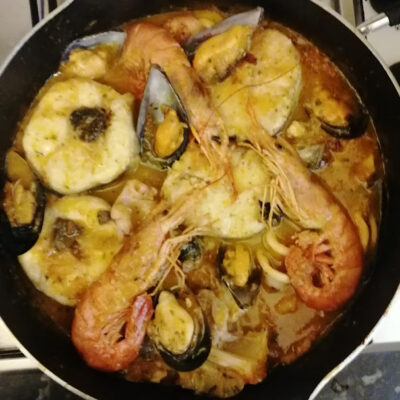 Zarzuela de pescado. Carme