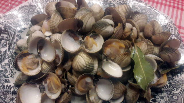 berberechos al vapor