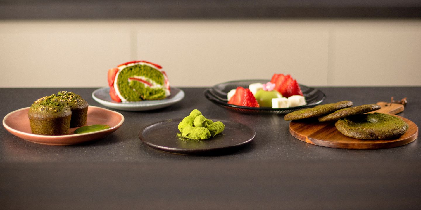 Pastry with Matcha