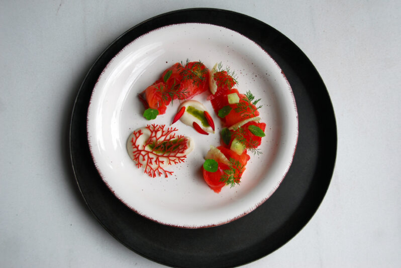 gravlax de salmón 1 Beatriz Torija