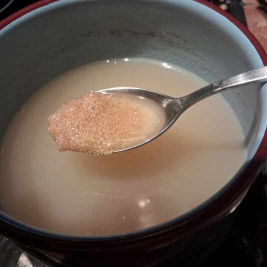 tartar de calamar 7 cocinando el amaranto