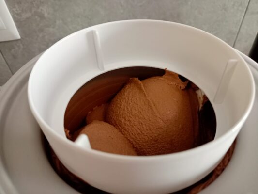 Chocolate Ice Cream Home Made with pure milk and cream