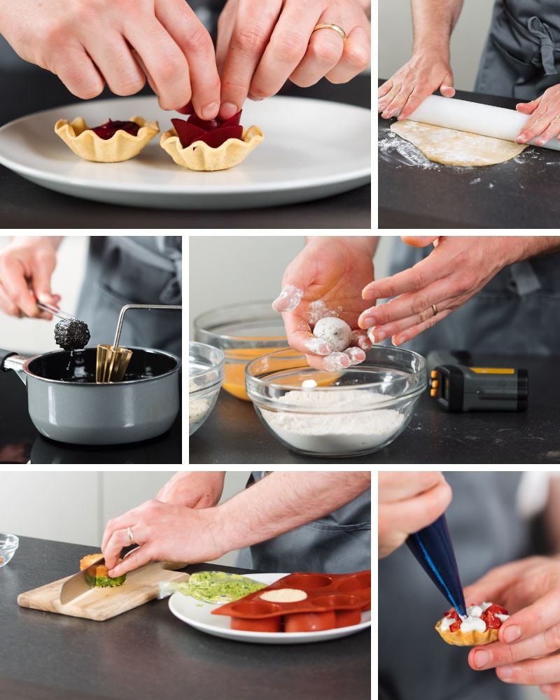 Scoolinary Plating Canapés  %s course image - %s