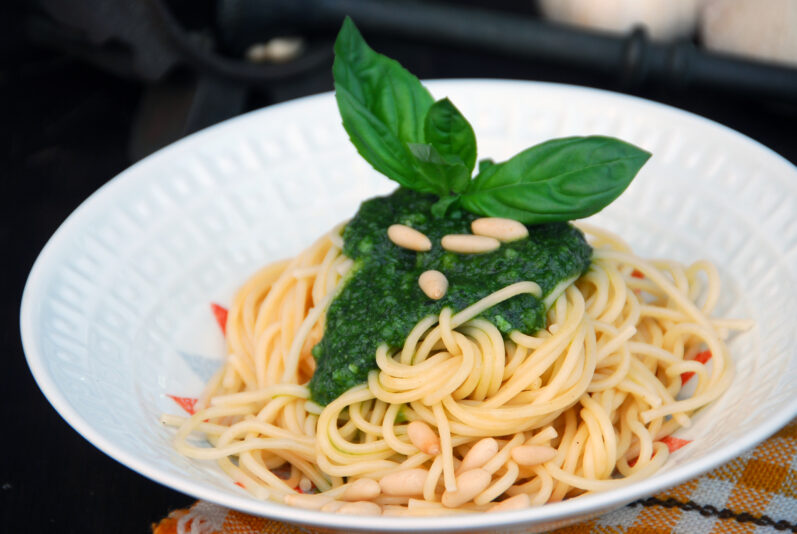espaguetis al pesto 1 beatriz torija