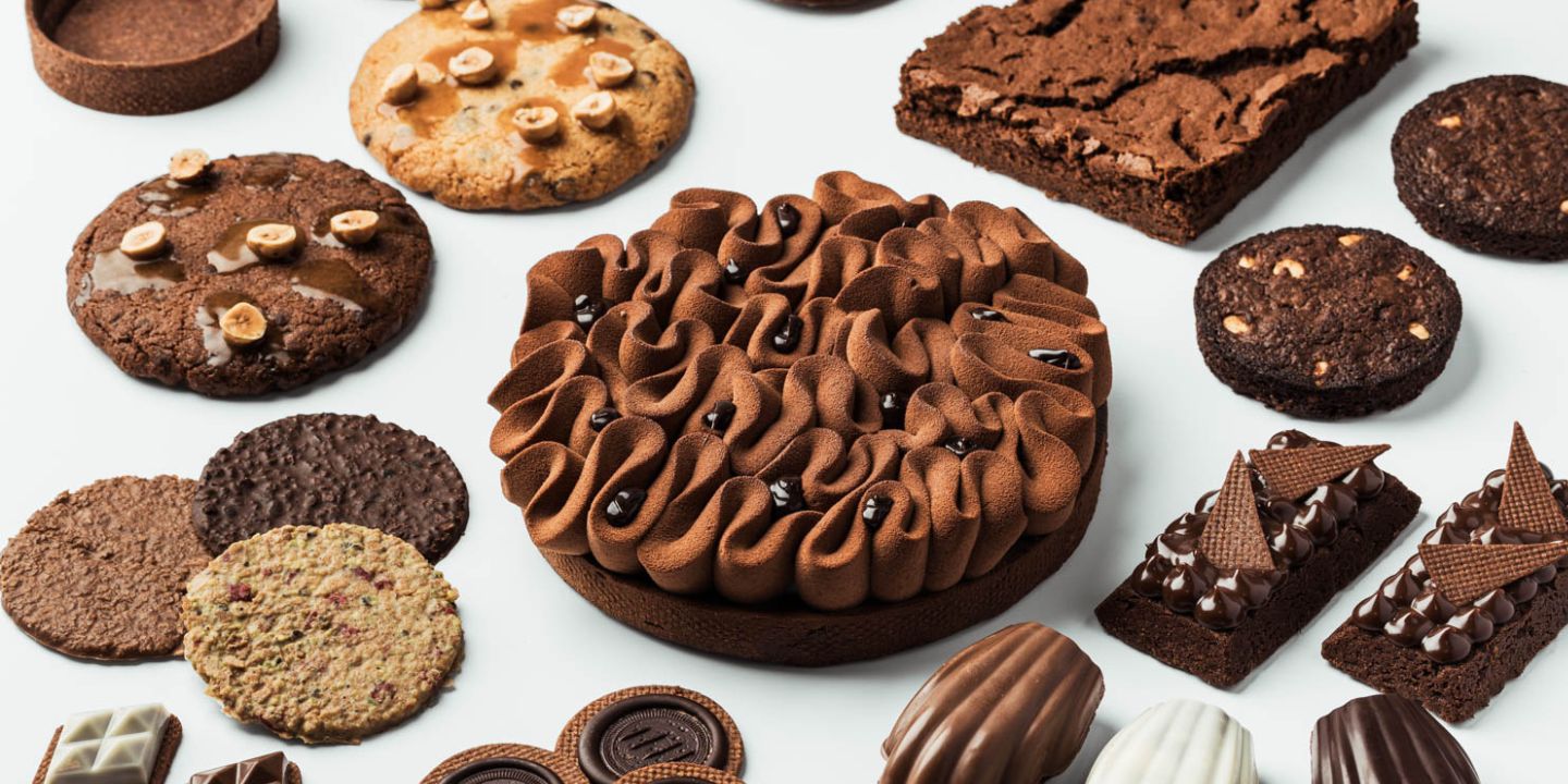 Pastelería con chocolate: Masas y Crujientes