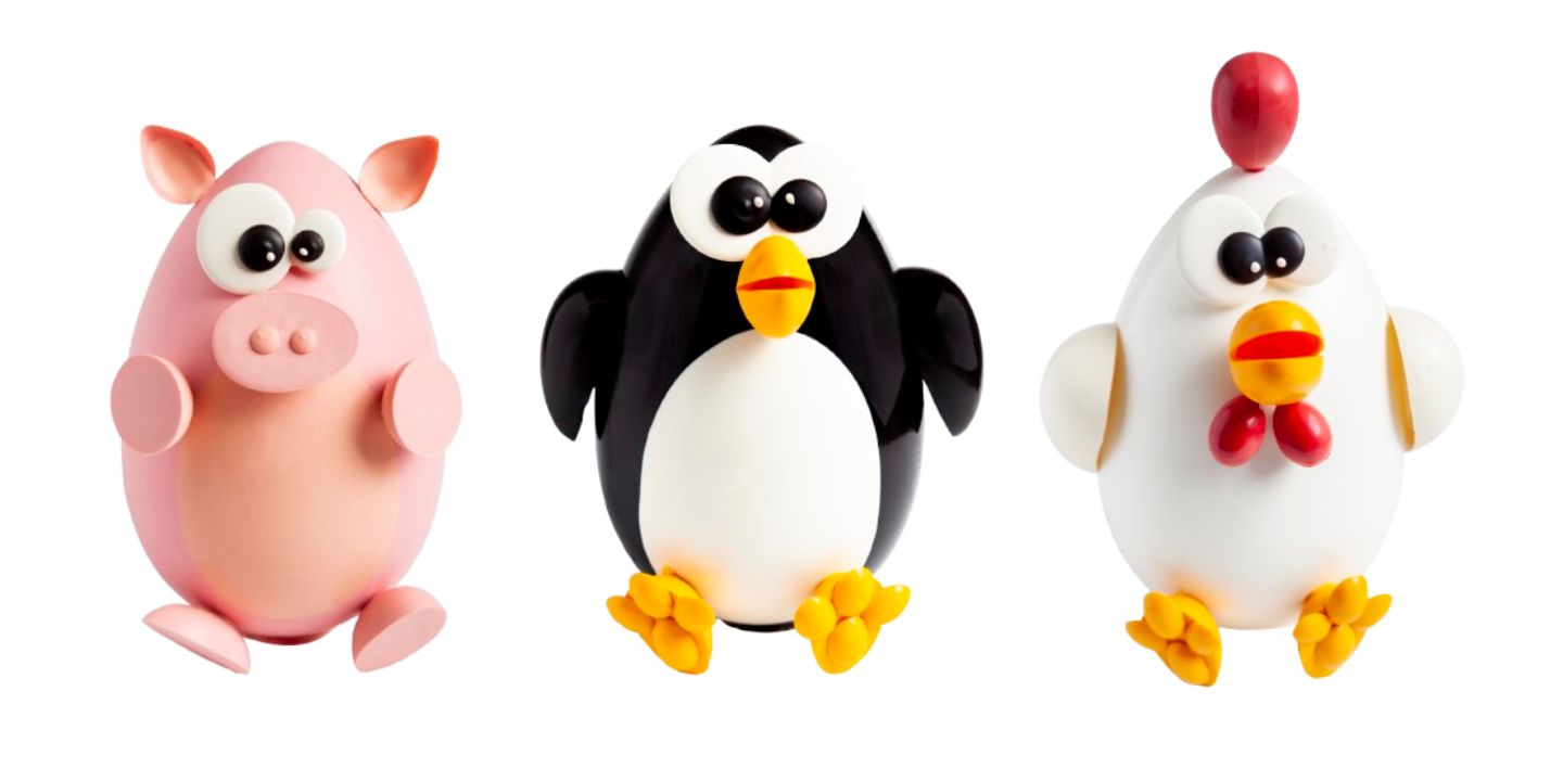 Huevos y Figuras de Chocolate