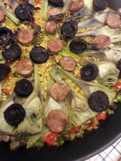 arroz con butifarra blanca y negra 2 - beatriz torija