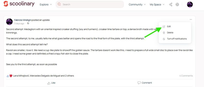 News Feed 32 click edit