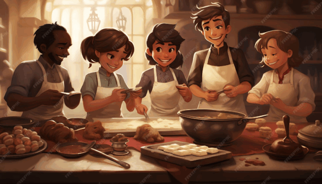 Cocinando con amigos. Disculpas.