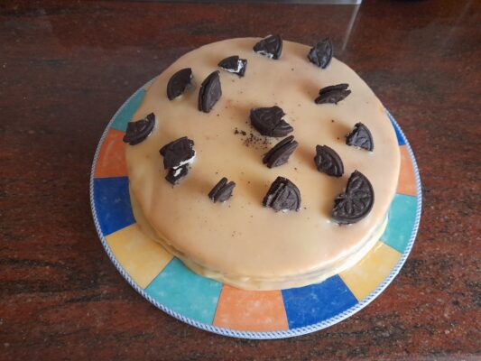 Tarta de Oreo, por mi hijo