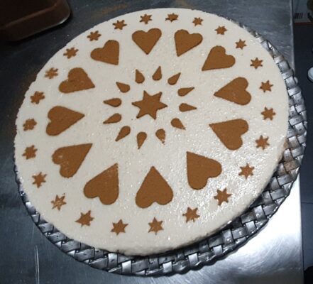 Tarta de arroz con leche