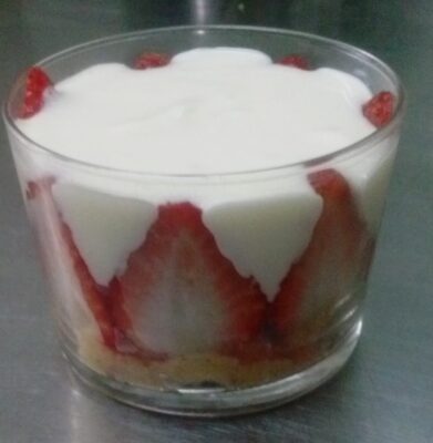 Tiramisú de fresas