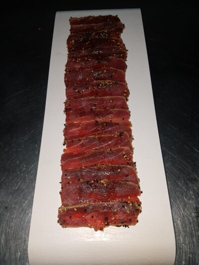 Tataki de atúnm antes