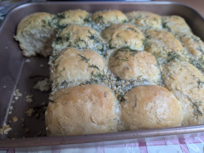 Pan con ajo ucraniano