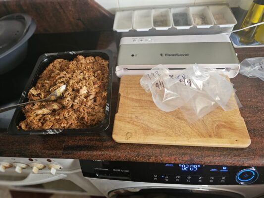Pulled pork de pollo