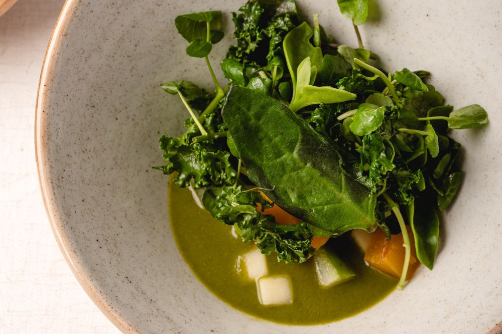 Chileatole y Calabacitas Curadas